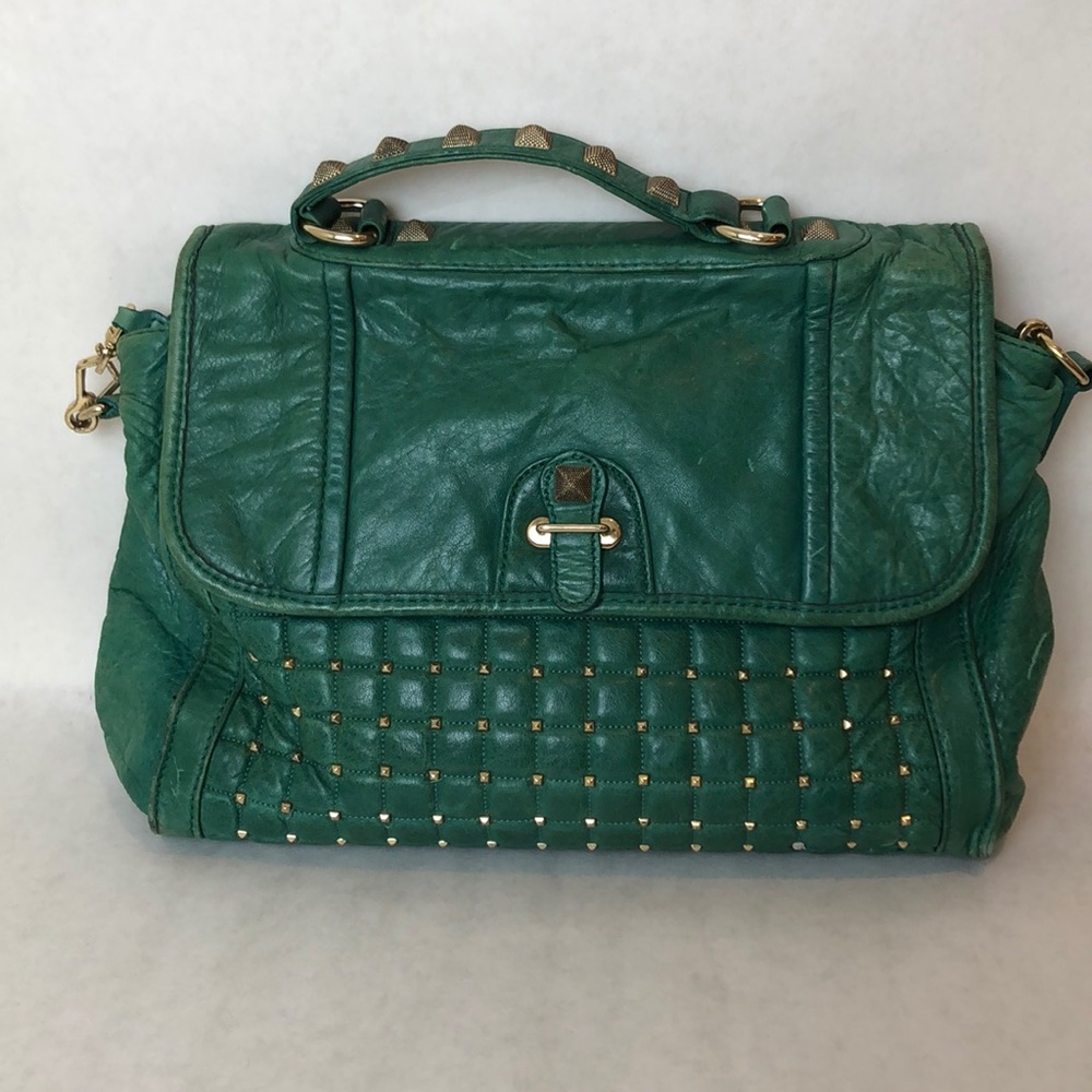 Rebecca Minkoff - Green studded handbag